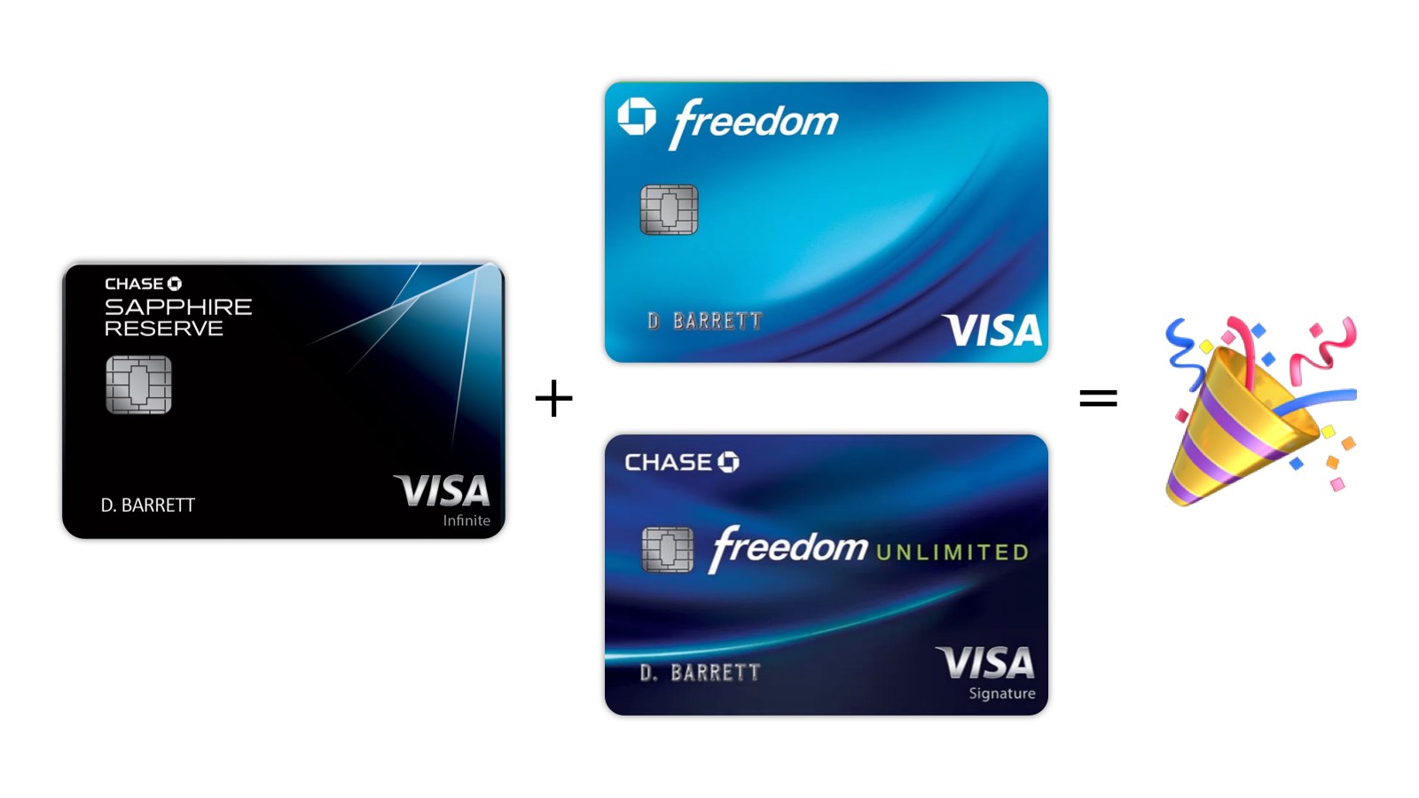 Chase Sapphire Reserve Freedom and Freedom Unlimited